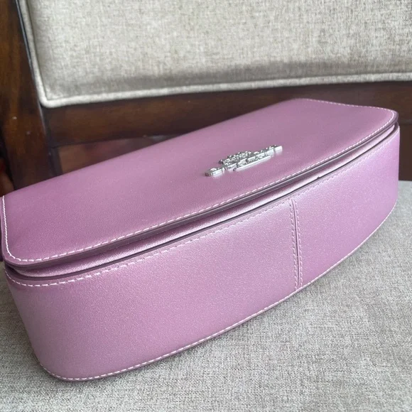 NWT！COACH Andrea Shoulder Bag（COACH CW023）Silver/Metallic-Pink